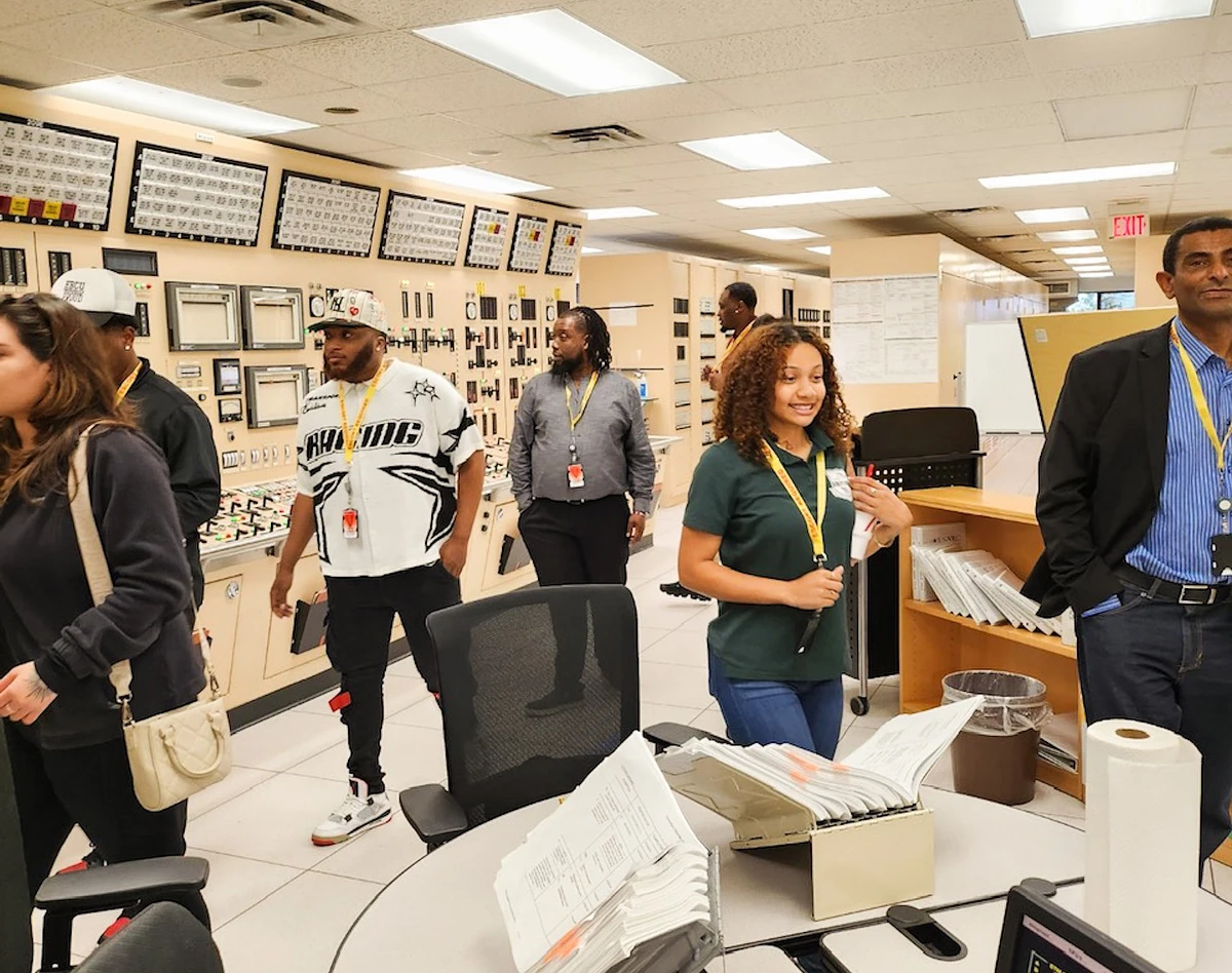 AAMU students in the U.S. NRC Technical Training Center
